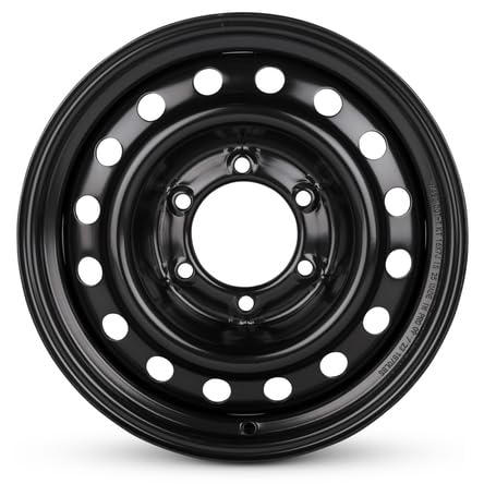 16x7 Inch Black Steel Wheel U91697