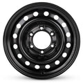 16x7 Inch Black Steel Wheel U91697