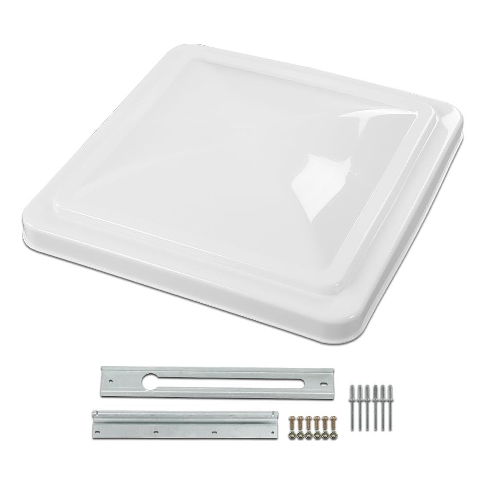 14" x 14" White Roof Vent Cover J4505