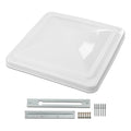 14" x 14" White Roof Vent Cover J4505