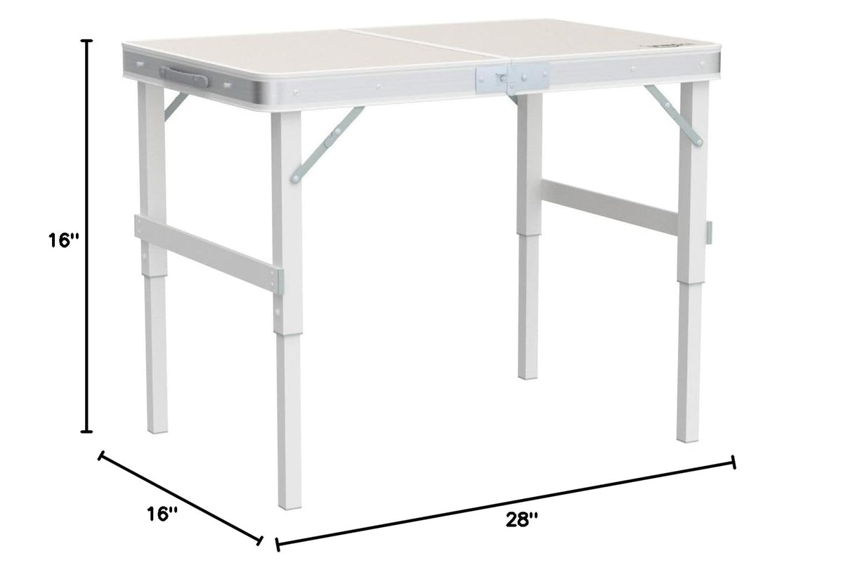 3FT Adjustable Height Aluminum Folding Camping Table F48470
