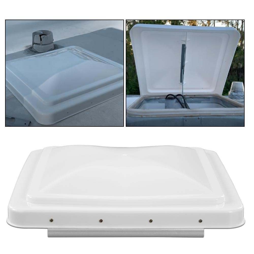 14" x 14" White Roof Vent Cover J4505
