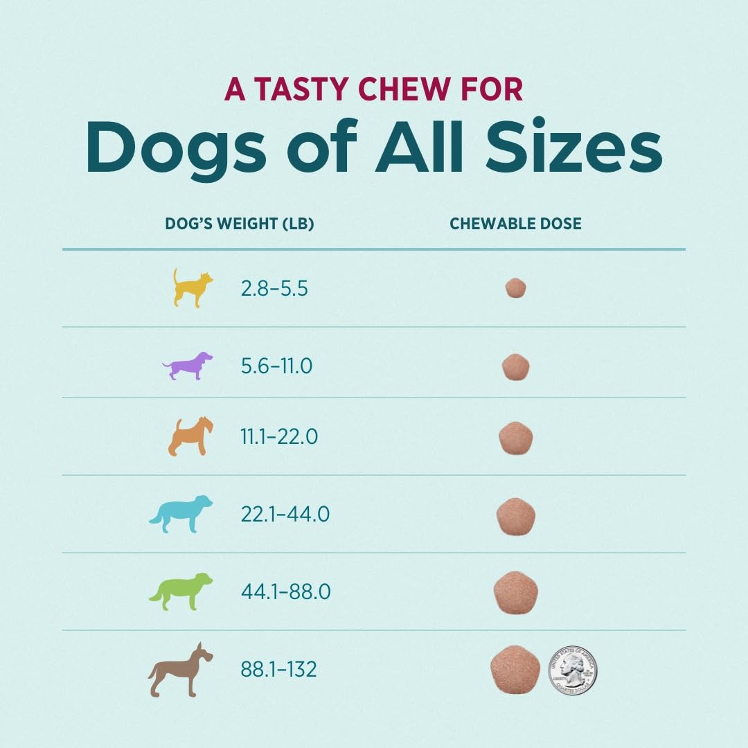 Chewable for Dogs Liver Flavor 88.1-132 lbs 1-Month R665163
