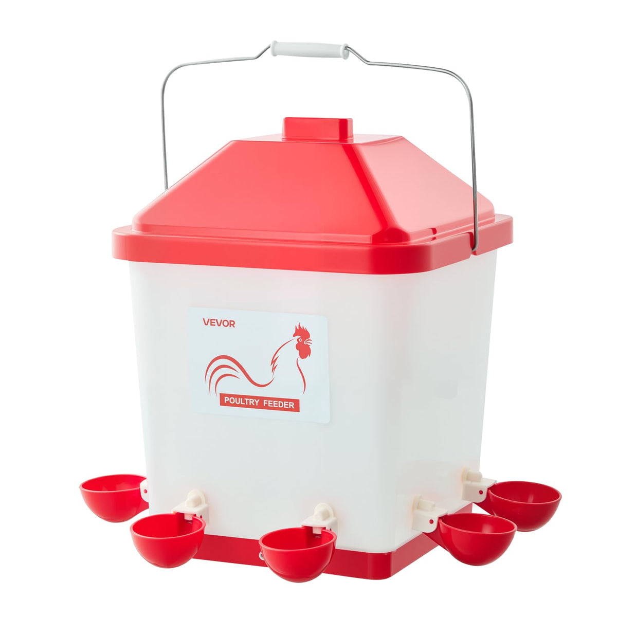 5 Gallon Automatic Chicken Waterer with 6 Water Ports I878082