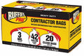 Clear 42-Gal. Contractor Bags 20-Pk. Q41193
