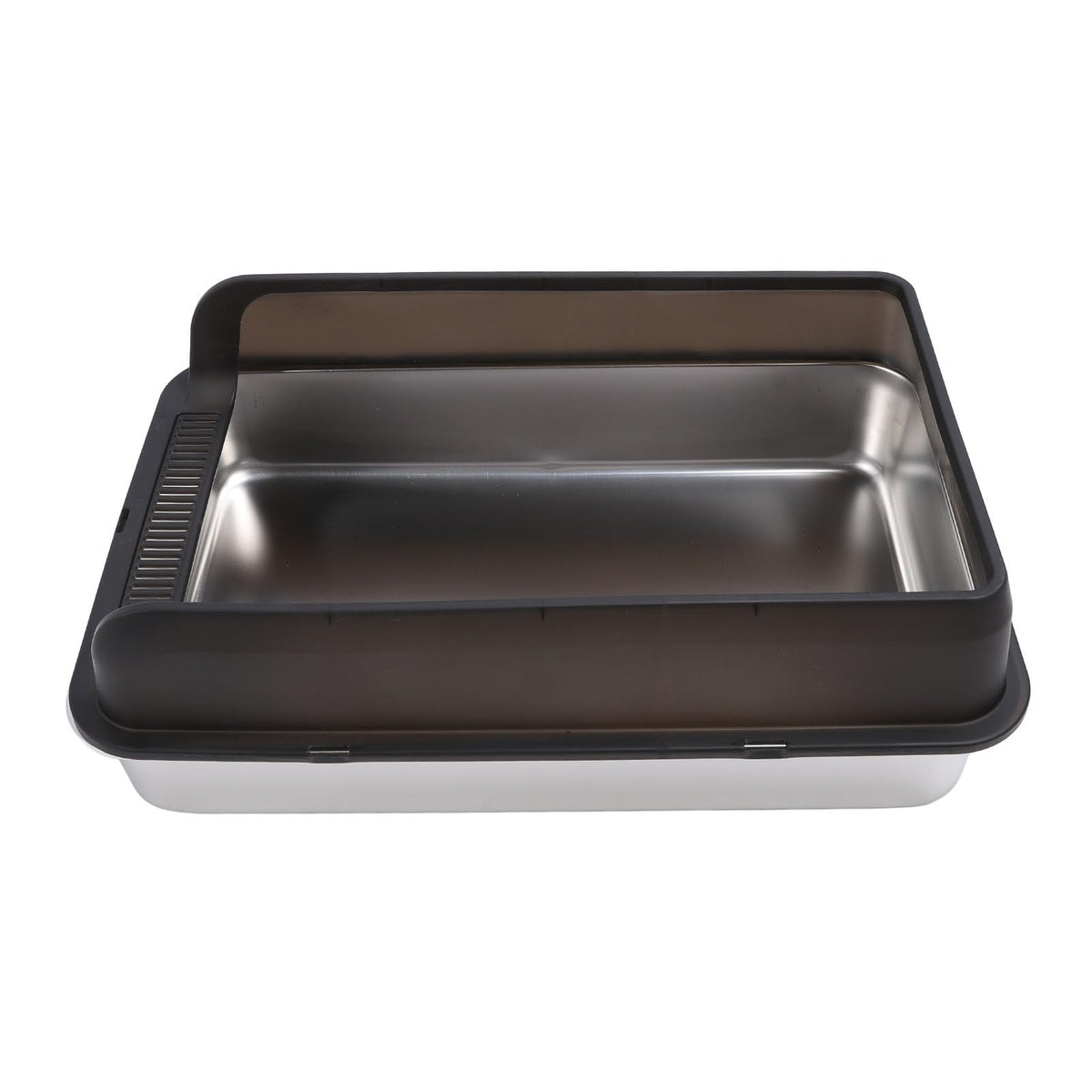 Stainless Steel Litter Box with Lid H9654