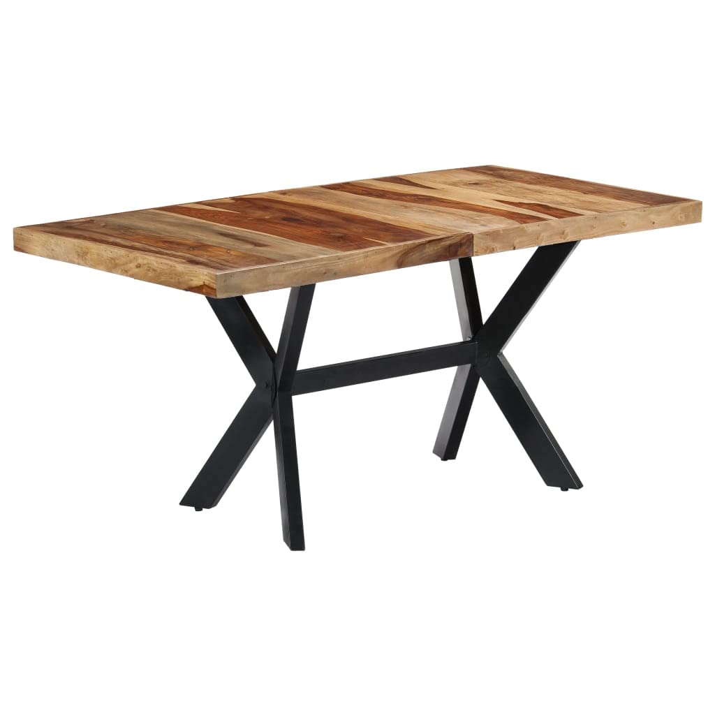 55.1"x27.6"x29.5" Solid Sheesham Wood Dining Table O955