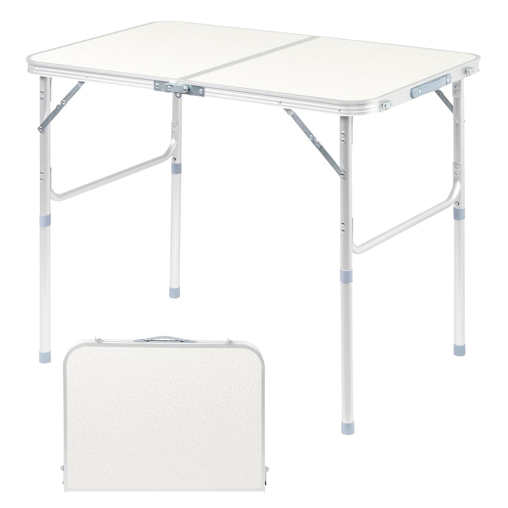 3FT Adjustable Height Aluminum Folding Camping Table F48470