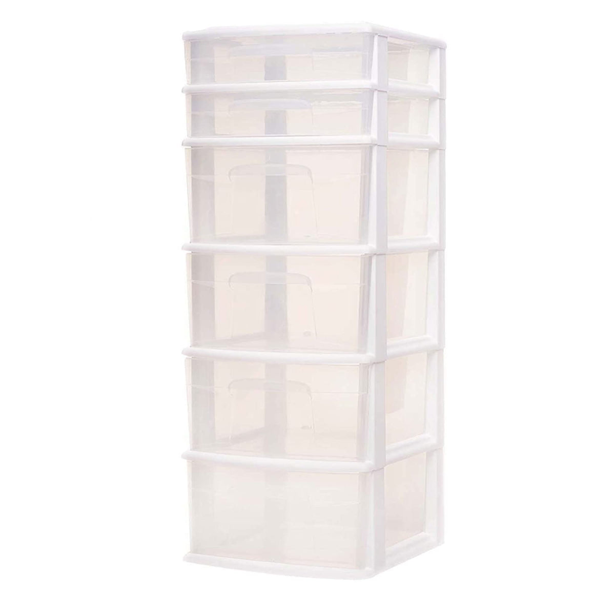 6 Drawer Plastic Storage Cart 2 Pack G53815