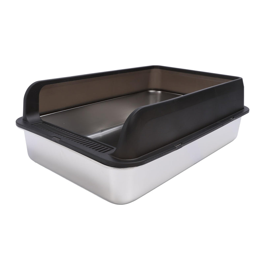 Stainless Steel Litter Box with Lid H9654