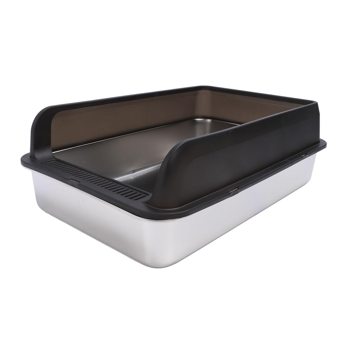 Stainless Steel Litter Box with Lid H9654