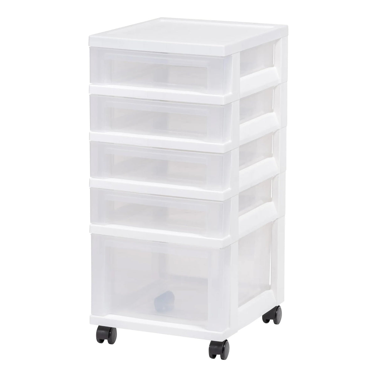 5 Drawer Rolling Storage Cart with Organizer Top X94550
