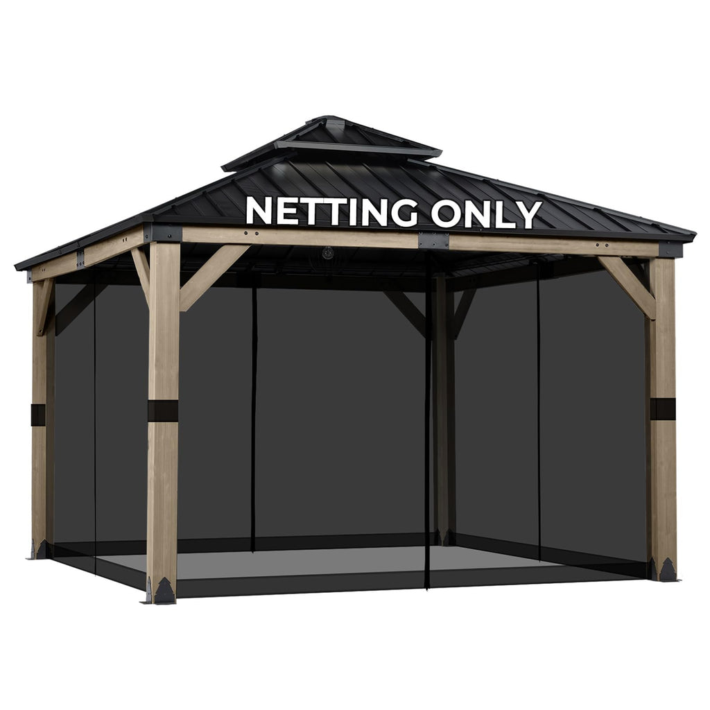 10'x10' 4-Panel Polyester Mesh Netting R810