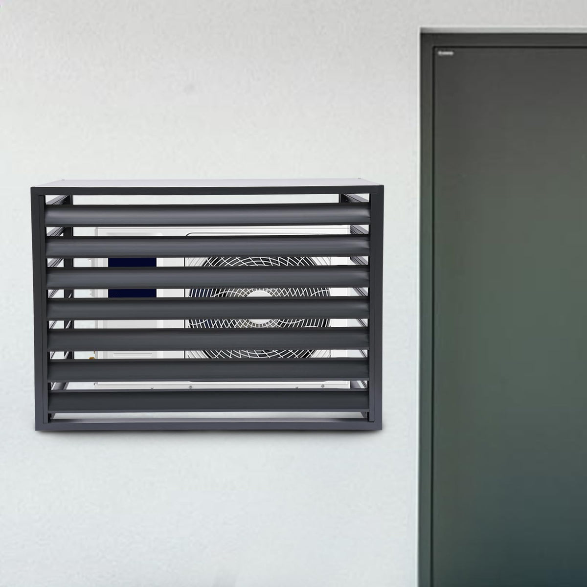 43x23x31 Inch Aluminum Alloy Air Conditioner Fence Screen U39803