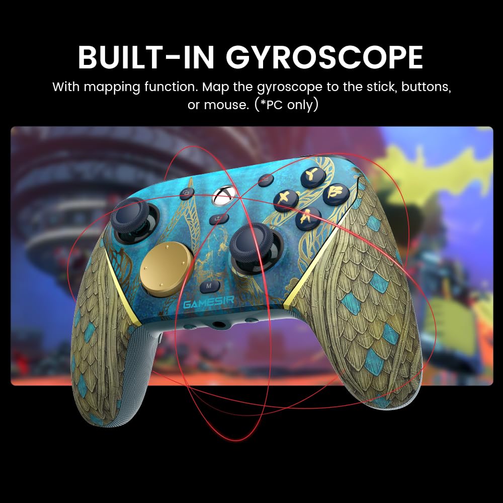 Wireless Gaming Controller with TMR Sticks, Hall Effect Analog Triggers M92084