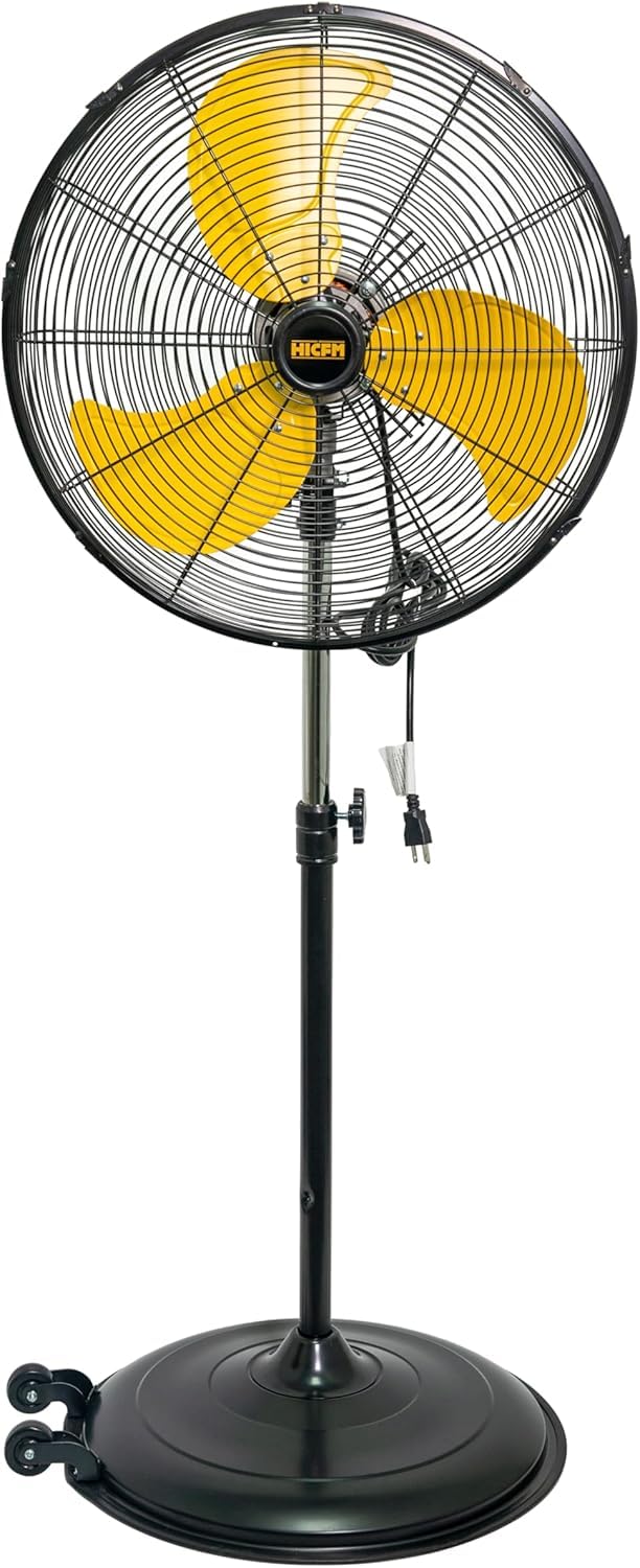 20 Inch 3-Speed Oscillating Pedestal Fan B185