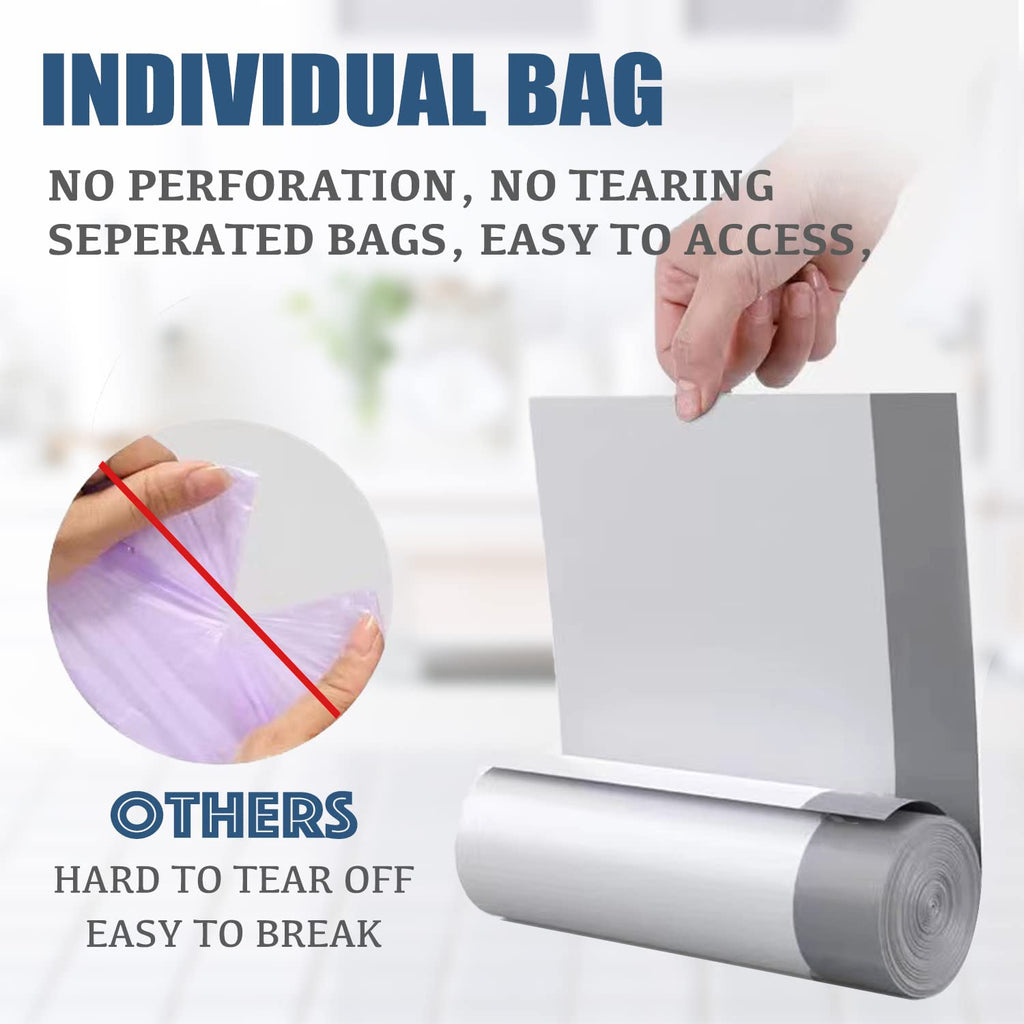 4 Gallon Drawstring Unscented White Trash Bags, 57 Count W453648