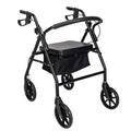 Rollator Walker with Seat, 8" Wheels, 286 Pound Capacity J97097