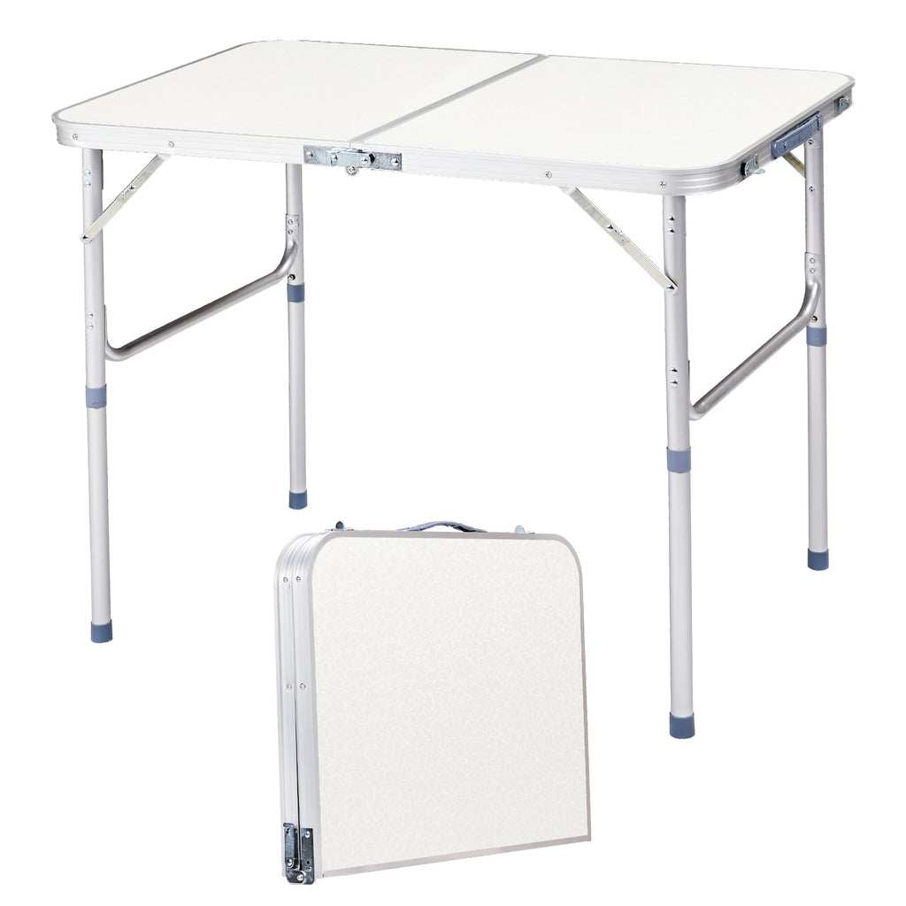 3ft Portable Aluminum Folding Picnic Table with Carry Handle E39314