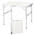 3ft Portable Aluminum Folding Picnic Table with Carry Handle E39314