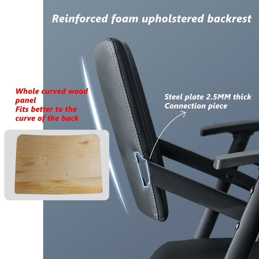 Foldable Office Chair with Attached Desk A284