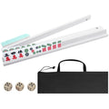 Pine Wood Mahjong Racks with Pushers Set of 4 B3148