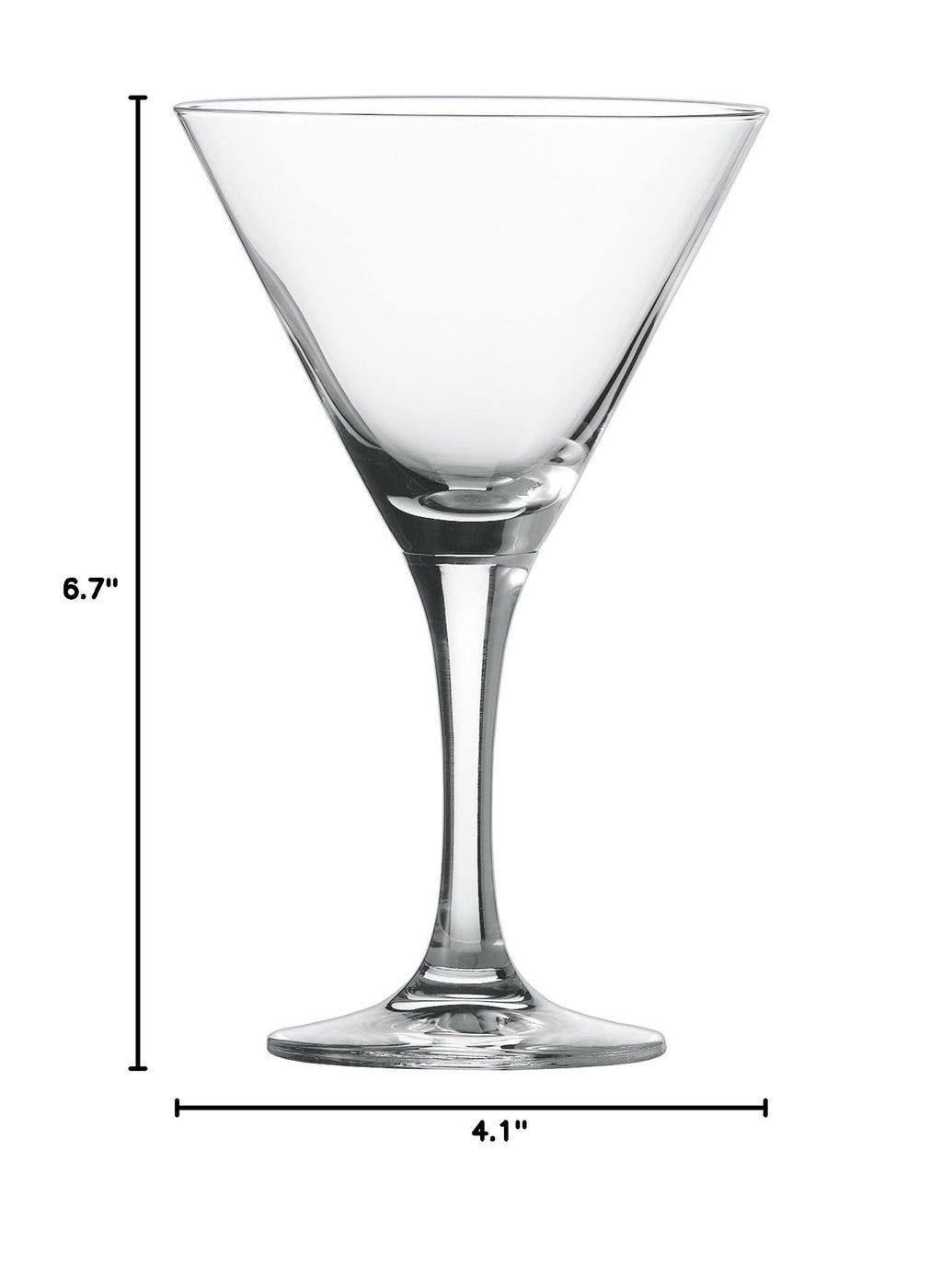 Tritan Crystal Martini Cocktail Glass Set of 6 Z790787