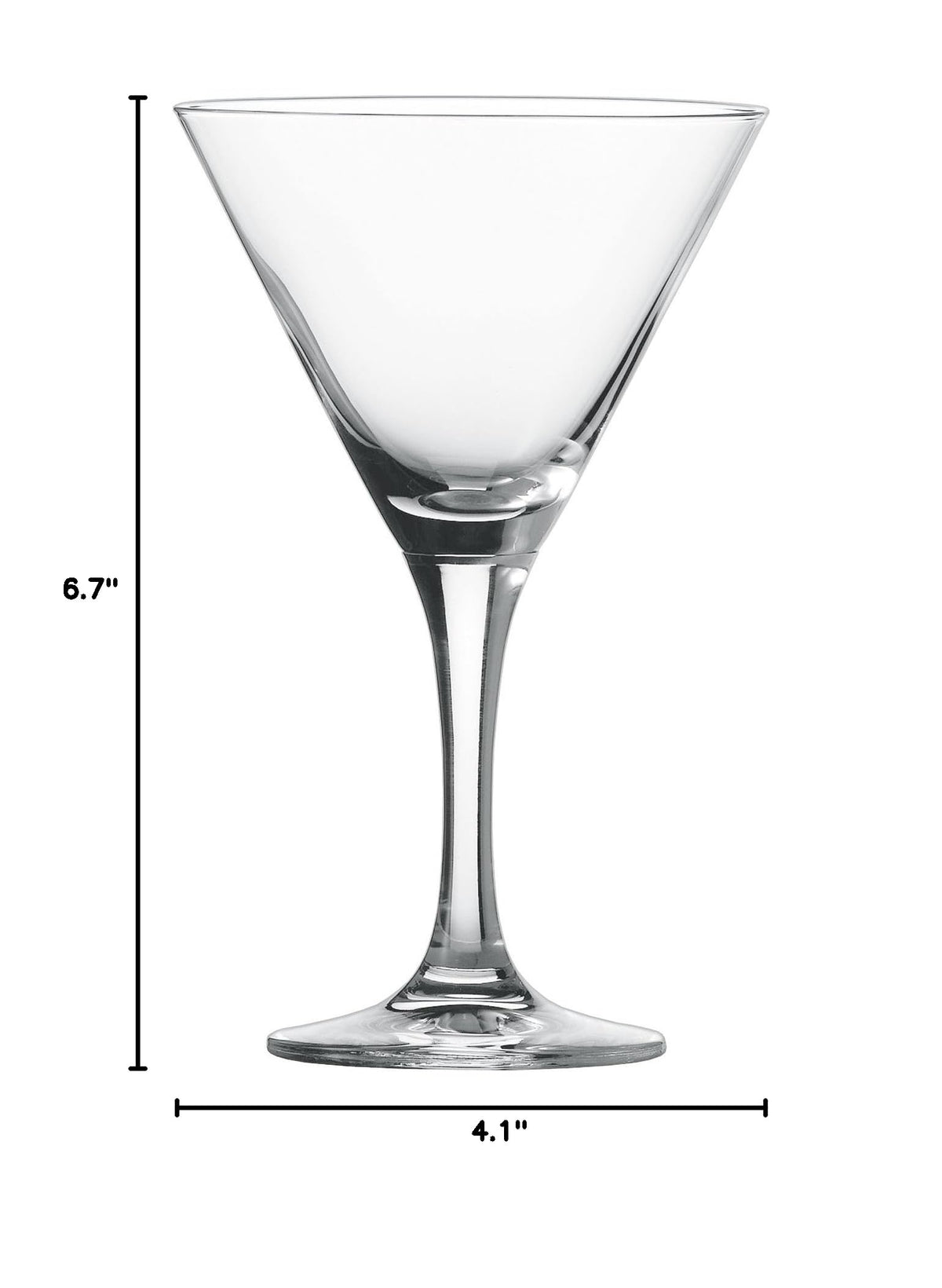 Tritan Crystal Martini Cocktail Glass Set of 6 Z790787