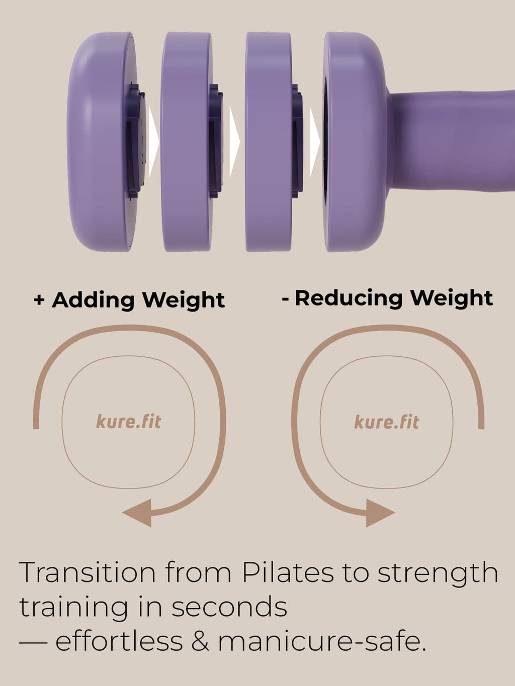 Adjustable Dumbbell Set 2LB 3LB 4LB 5LB T36596