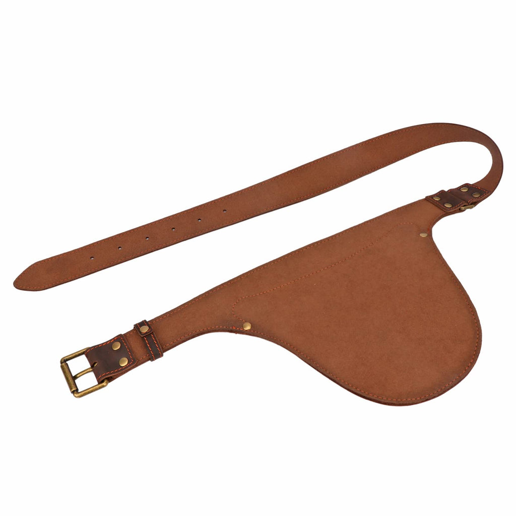 Leather 3 Pockets Adjustable Tool Belt Bag B478