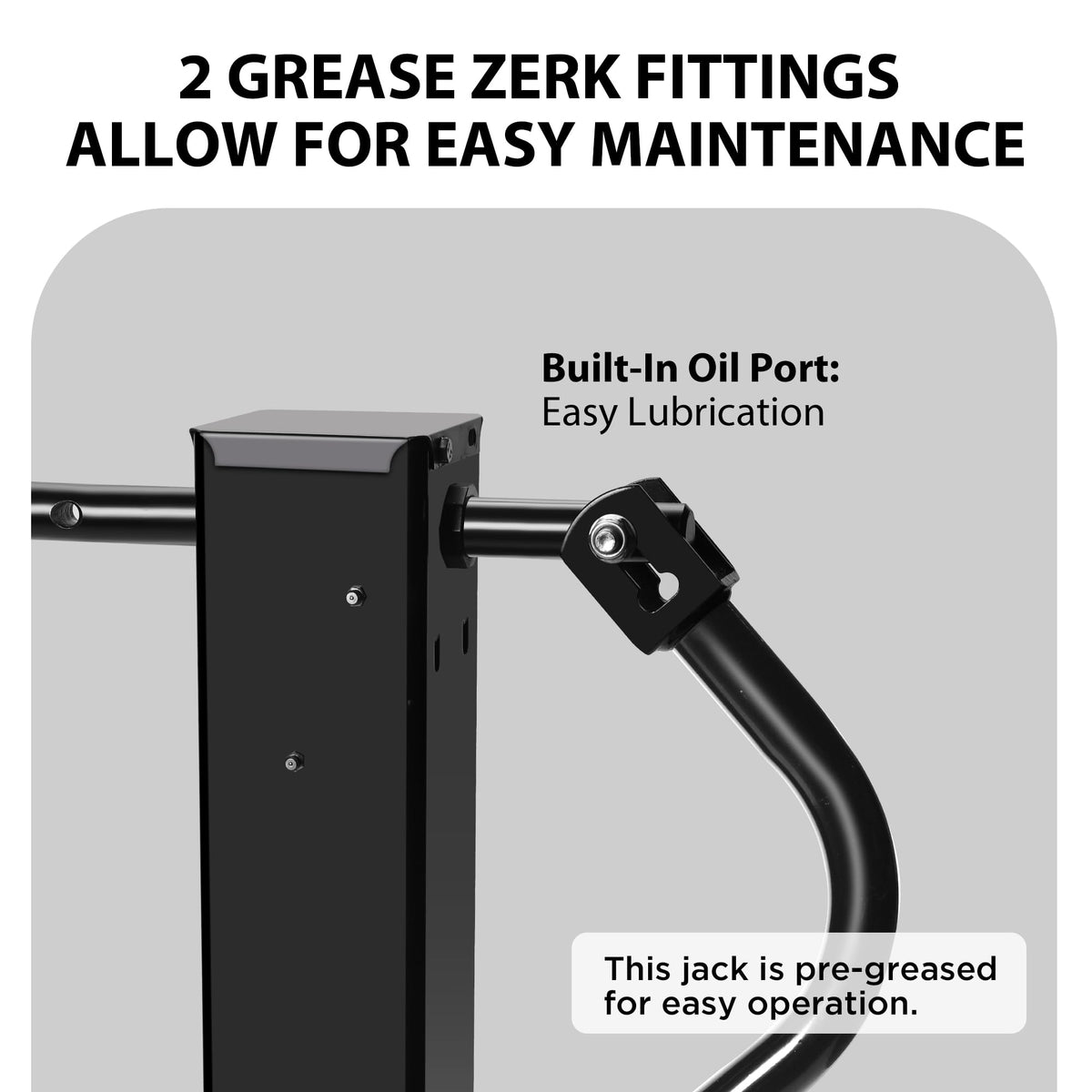 12000lbs Capacity Heavy-Duty Trailer Jack L46239