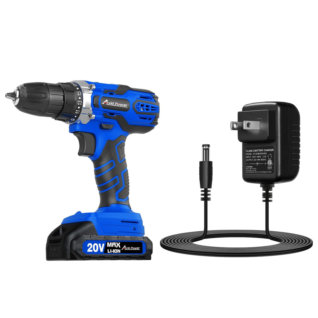 20V Cordless Drill Set with Battery and Charger A3125