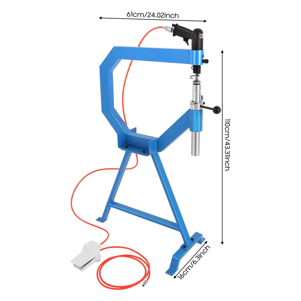 Pneumatic Planishing Hammer with Stand & Pedal G804108