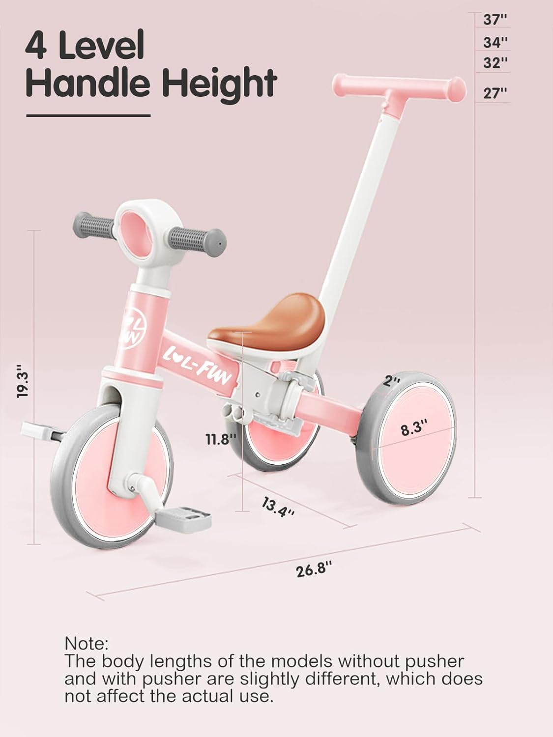 Toddler Balance Bike 5 in 1 Tricycle G314260