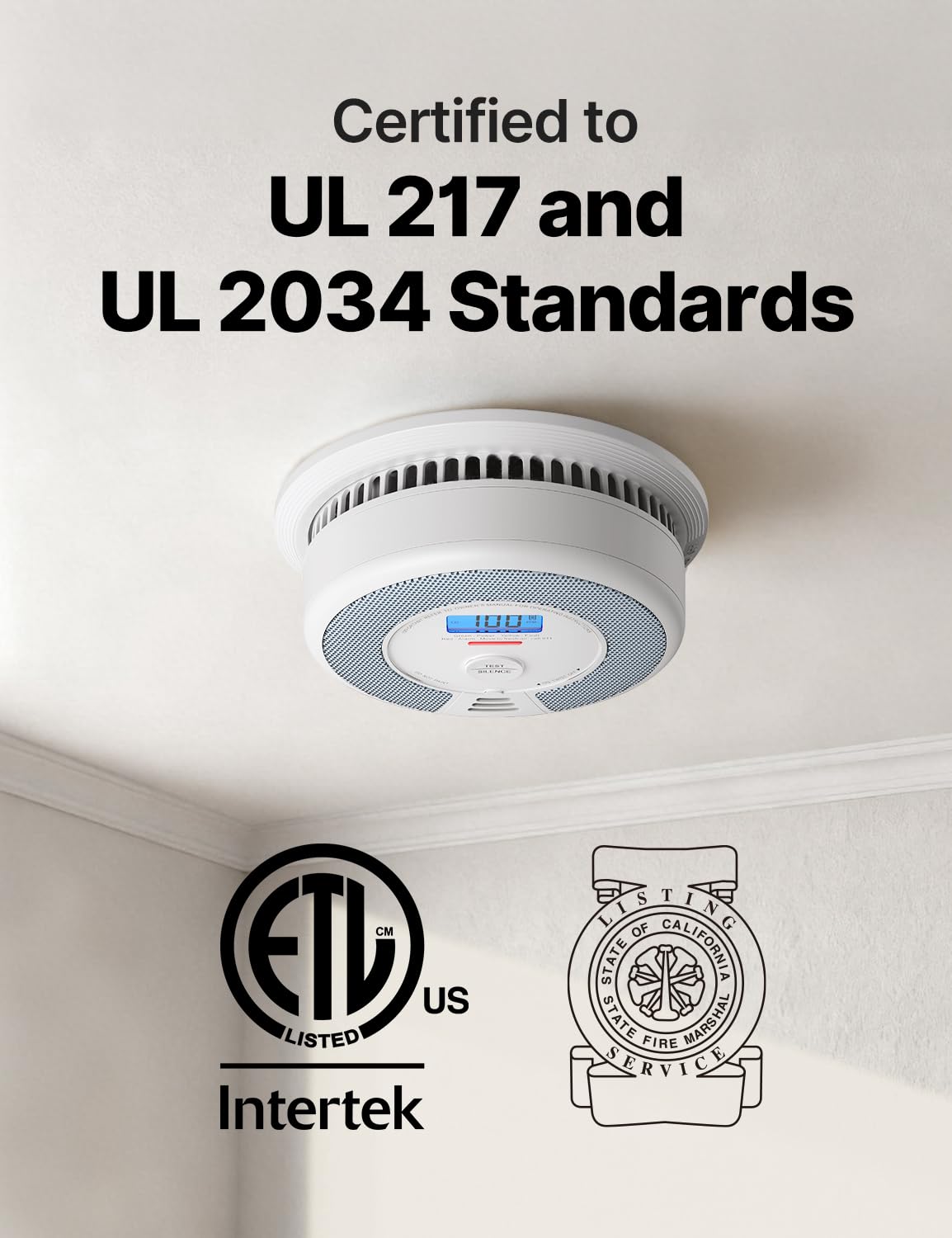 Smoke Detector Carbon Monoxide Alarm Combo 3-Pack C541799