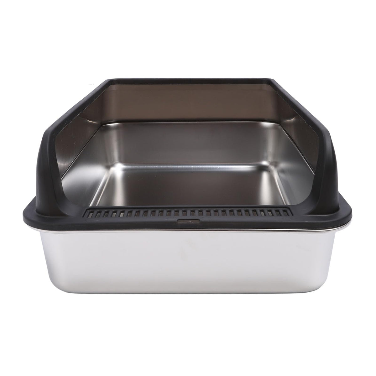 Stainless Steel Litter Box with Lid H9654