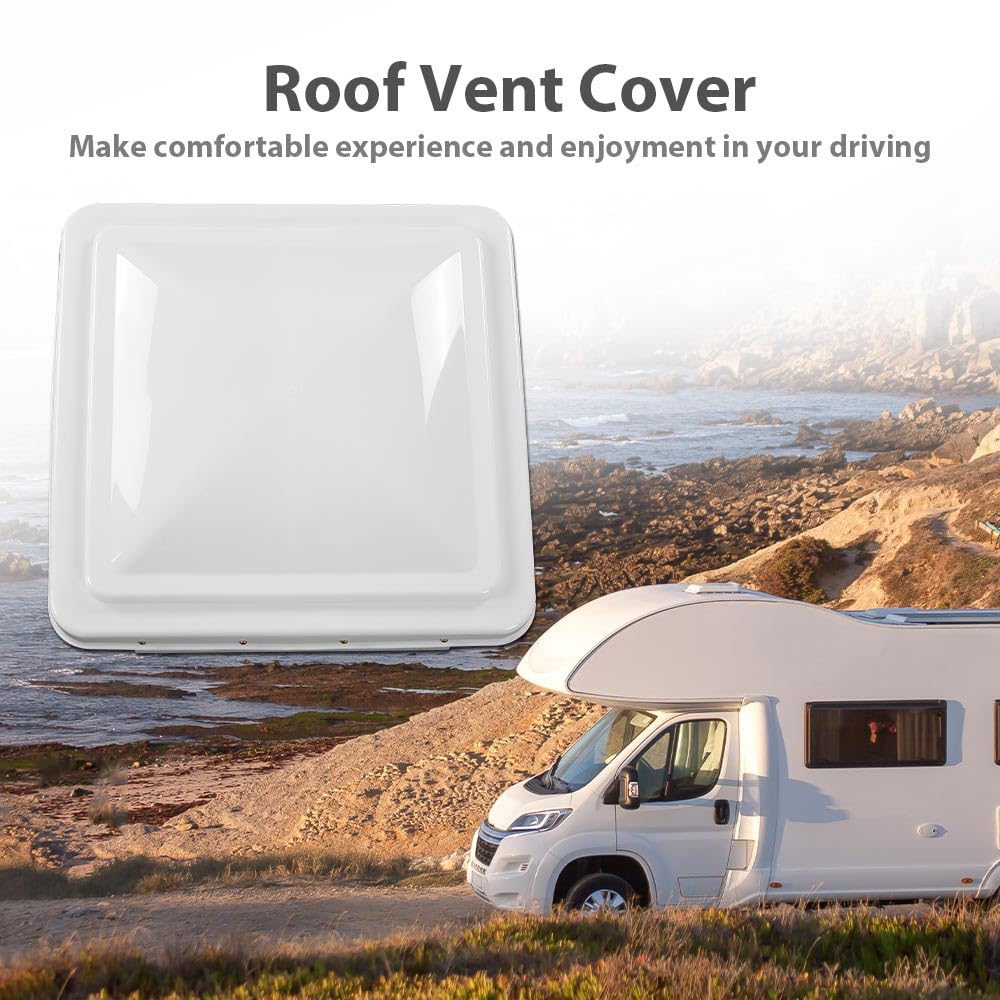 14" x 14" White Roof Vent Cover J4505