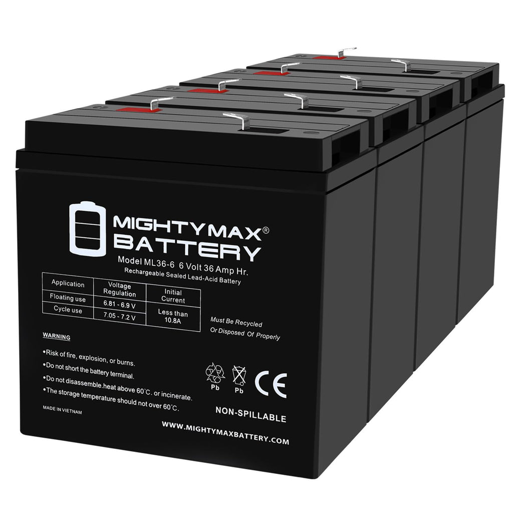 6V 36Ah AGM F2 Terminal Battery X27984