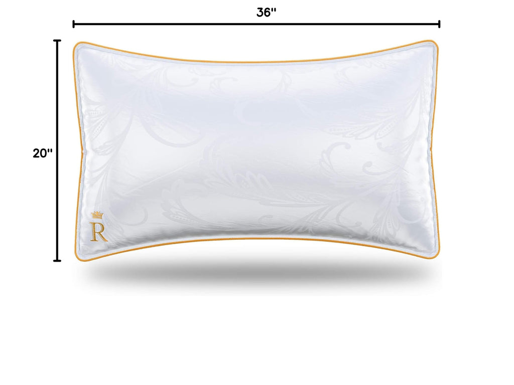 King Size Set of 2 Adjustable Cotton Bed Pillows K3923