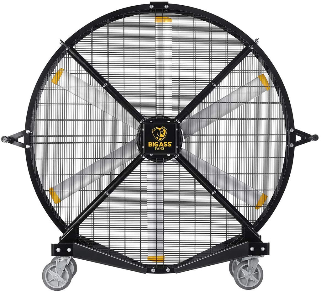 Black 6' Indoor/Outdoor Mobile Fan with Wheels U550503