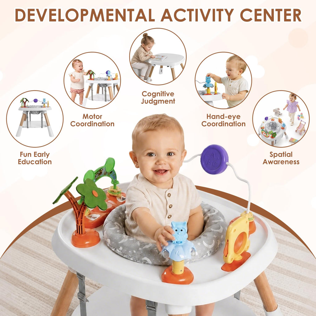 Baby Activity Center, 6-in-1 Stationary Jumper T528307