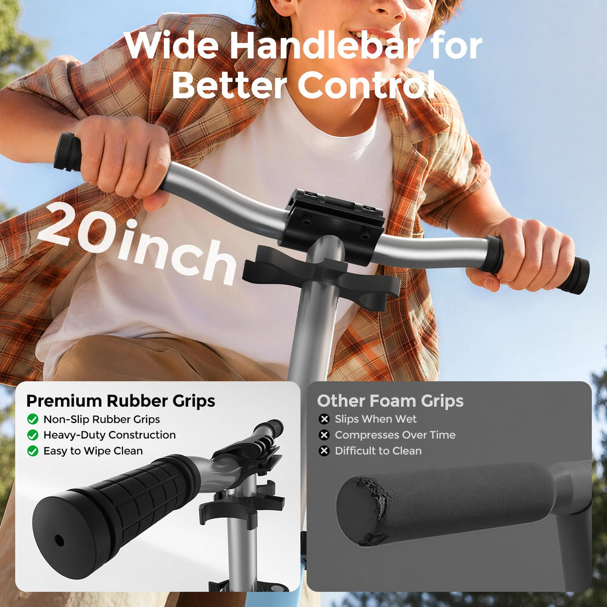 Kick Scooter with 8 Big Wheels G2489