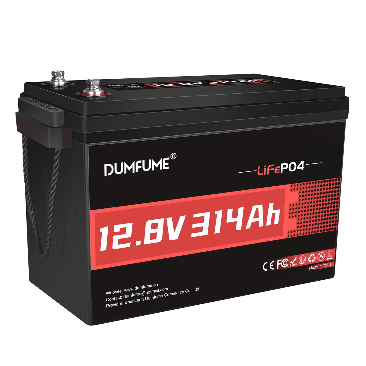 12V 300Ah LiFePO4 Battery 200A BMS P58008