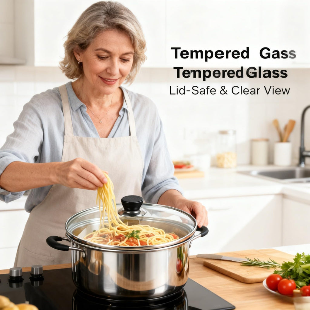 10 Inch Tempered Glass Replacement Pan Lid with Steam Vent U621
