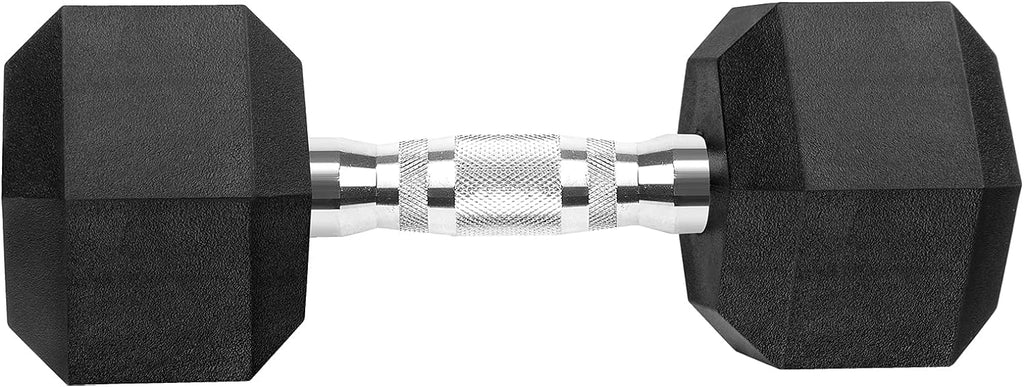 Rubber Coated Cast Iron Hex Dumbbells C1249