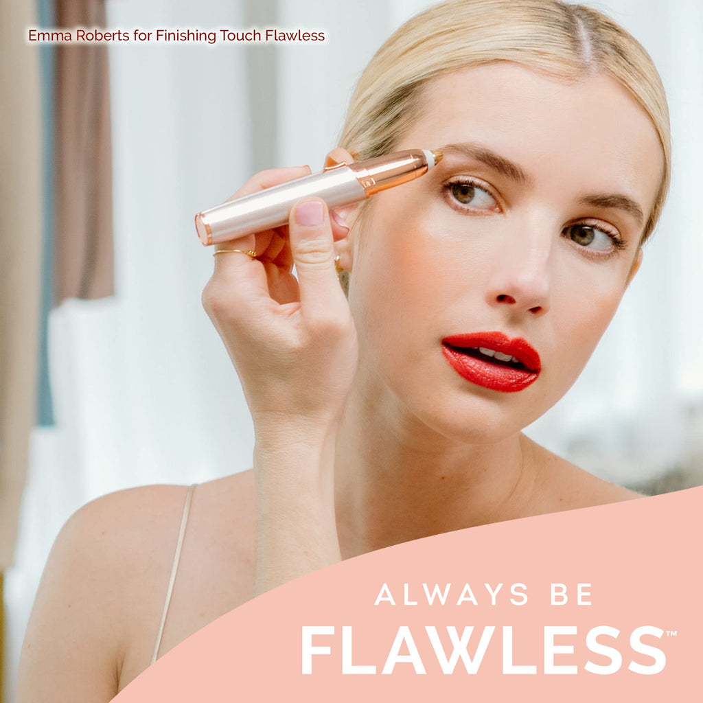 Electric Eyebrow Hair Remover Razor with LED Light Q924