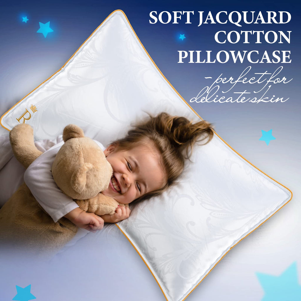 King Size Set of 2 Adjustable Cotton Bed Pillows K3923