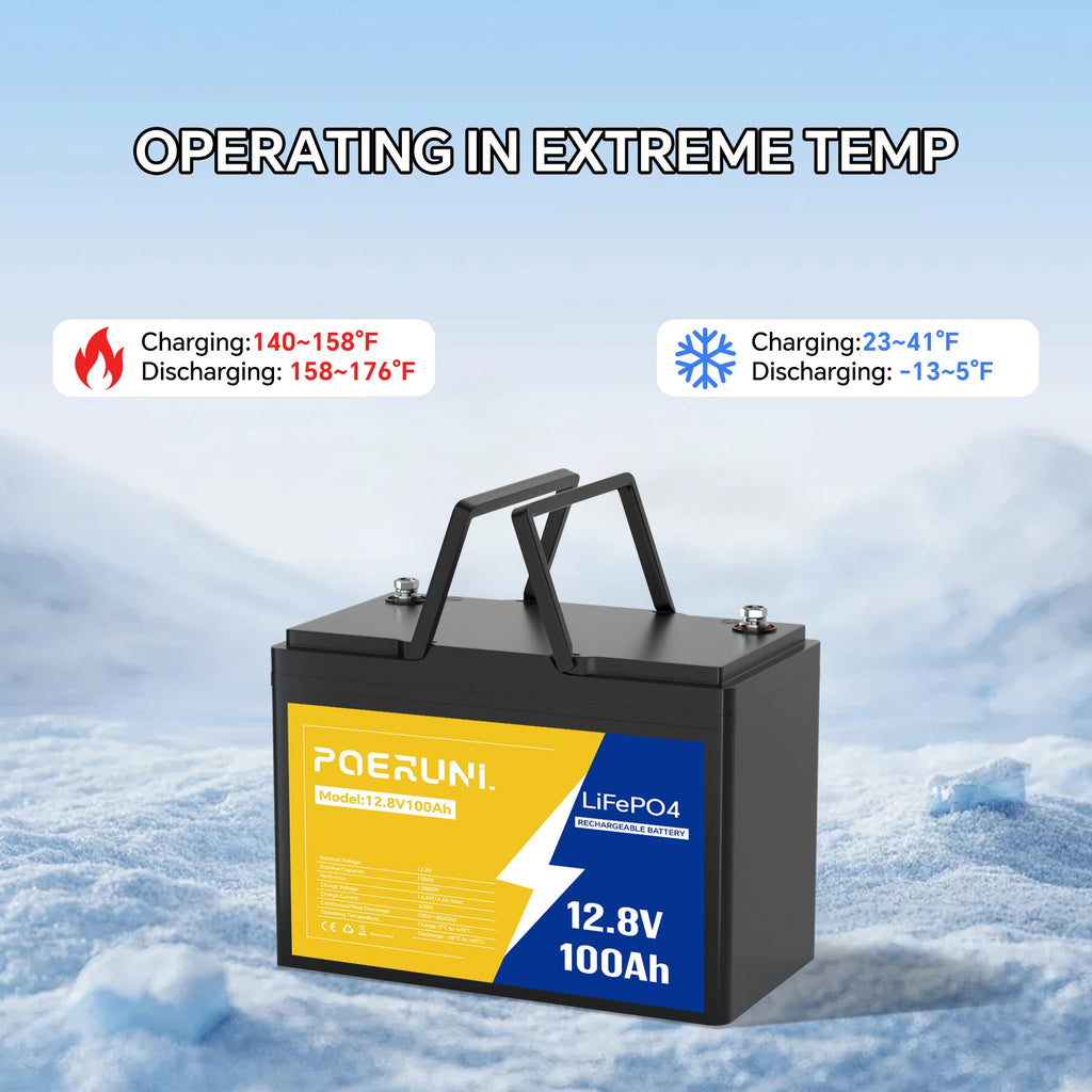 12V 100Ah LiFePO4 Battery I713