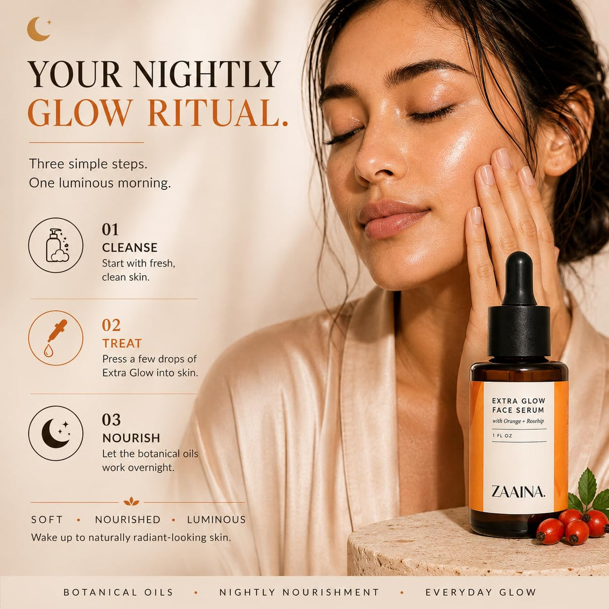 Extra Glow Face Oil Serum 1 oz G59572
