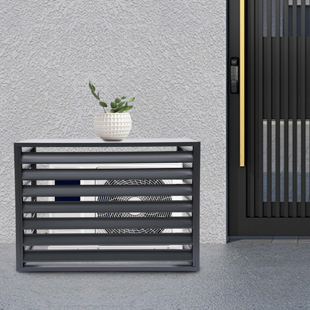 43x23x31 Inch Aluminum Alloy Air Conditioner Fence Screen U39803